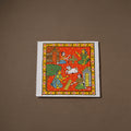 Handpainted Cheriyal Scroll Painting by Dhanalakota Sai Kiran (12 x 12 in) 22