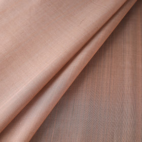  Brown Traditional Handloom Chanderi Silk Cotton Fabric