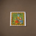Handpainted Cheriyal Scroll Painting by Dhanalakota Sai Kiran (12 x 12 in) 27