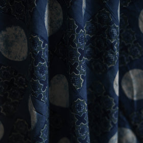 Blue - Pipad Block Print Natural Dyed Cotton Fabric 28