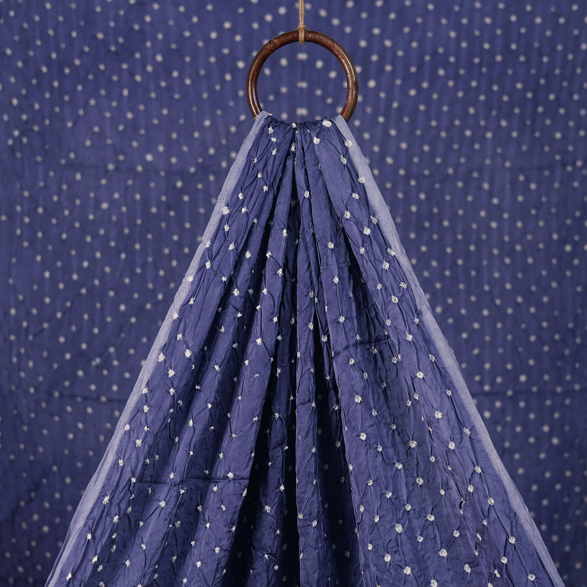 Kutch Bandhani Tie-Dye Modal Silk Fabric 02