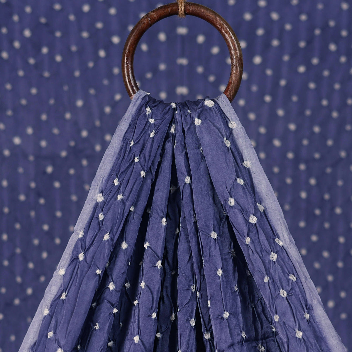 Kutch Bandhani Tie-Dye Modal Silk Fabric 02