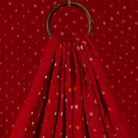Kutch Bandhani Tie-Dye Modal Silk Fabric 01