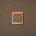 Handpainted Cheriyal Scroll Painting by Dhanalakota Sai Kiran (6 x 6 in) 45