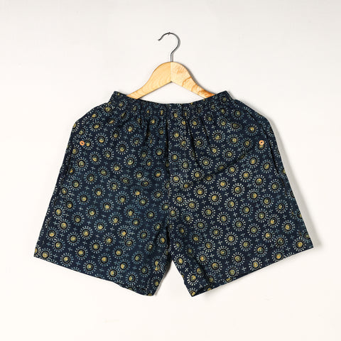 Ajrakh Block Printed Cotton Unisex Boxer/Shorts