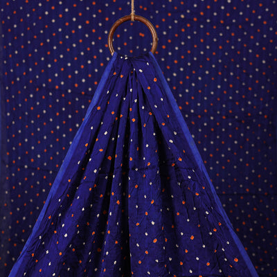 Kutch Bandhani Tie-Dye Modal Silk Fabric 04