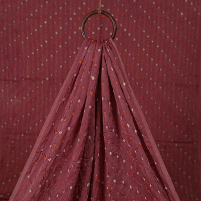 Kutch Bandhani Tie-Dye Modal Silk Fabric 06