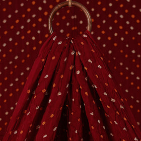 Kutch Bandhani Tie-Dye Modal Silk Fabric 08