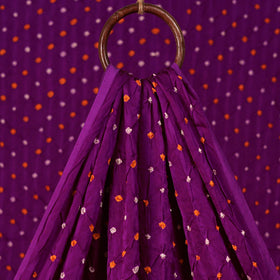 Kutch Bandhani Tie-Dye Modal Silk Fabric 09
