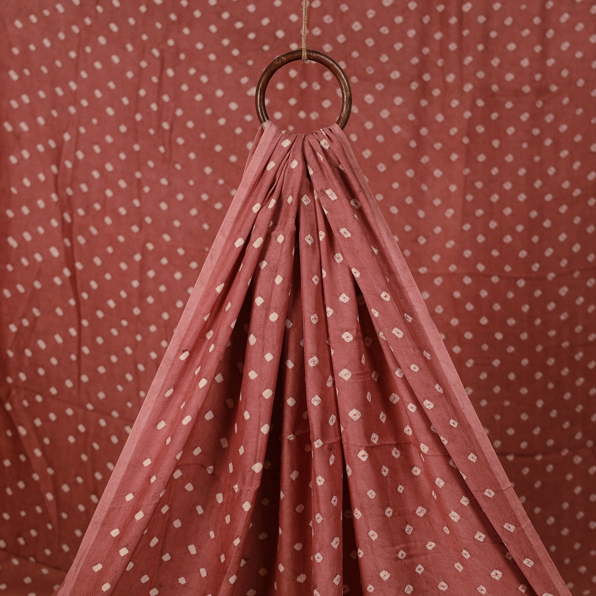 Kutch Bandhani Tie-Dye Modal Silk Fabric 10