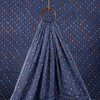 Kutch Bandhani Tie-Dye Modal Silk Fabric 13