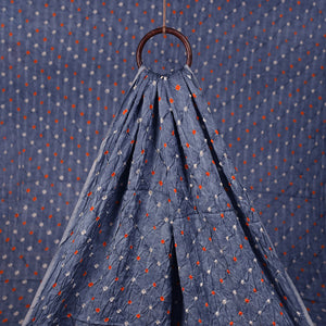 Kutch Bandhani Tie-Dye Modal Silk Fabric 15