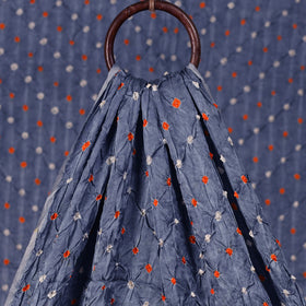 Kutch Bandhani Tie-Dye Modal Silk Fabric 15
