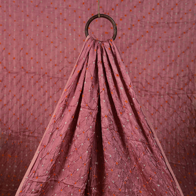 Kutch Bandhani Tie-Dye Modal Silk Fabric 17