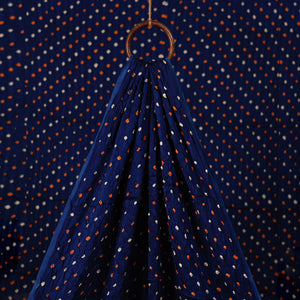 Kutch Bandhani Tie-Dye Modal Silk Fabric 18