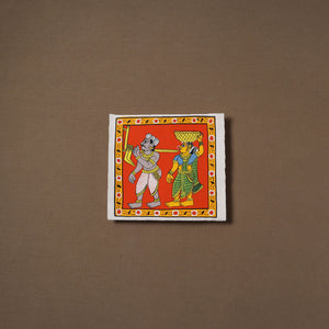 Handpainted cheriyal scroll painting by dhanalakota sai