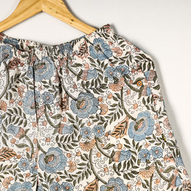  Sanganeri Block Printed Cotton Unisex Boxer/Shorts 