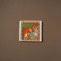 Handpainted Cheriyal Scroll Painting by Dhanalakota Sai Kiran (8 x 8 in) 61