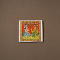 Handpainted Cheriyal Scroll Painting by Dhanalakota Sai Kiran (8 x 8 in) 64