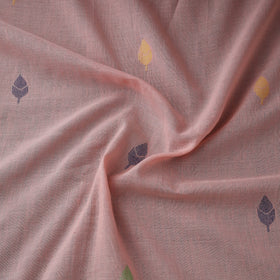 Pink - Phulia Jamdani Buti Pure Handloom Cotton Fabric (Count 84/92) 23