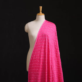 Kutch Bandhani Tie-Dye Modal Silk Fabric 07