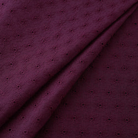 Floral Embroidered Cotton Hakoba Fabric 01