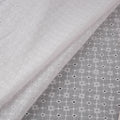 Floral Embroidered Cotton Hakoba Fabric 02