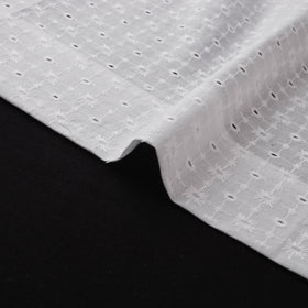 Floral Embroidered Cotton Hakoba Fabric 02