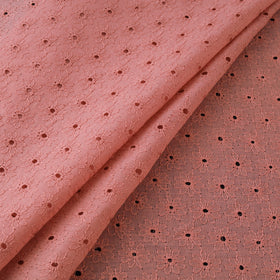 Floral Embroidered Cotton Hakoba Fabric 03