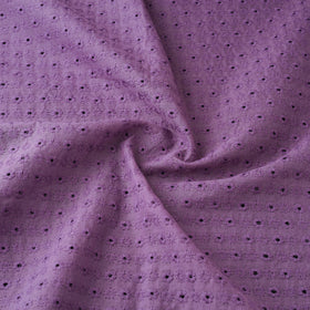 Floral Embroidered Cotton Hakoba Fabric 04