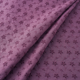 Floral Embroidered Cotton Hakoba Fabric 05