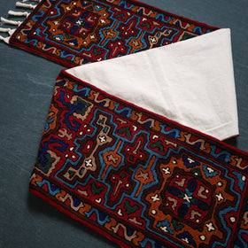 Original Kashmiri Chain Stitch Crewel Hand Embroidery Dining Table Runner (6 x 1 Feet) 30