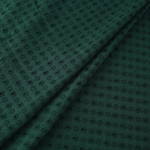 Floral Embroidered Cotton Hakoba Fabric 06