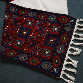 Original Kashmiri Chain Stitch Crewel Hand Embroidery Dining Table Runner (6 x 1.5 Feet) 28