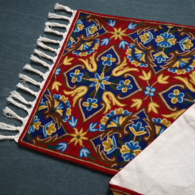 Original Kashmiri Chain Stitch Crewel Hand Embroidery Dining Table Runner (6 x 1.5 Feet) 29