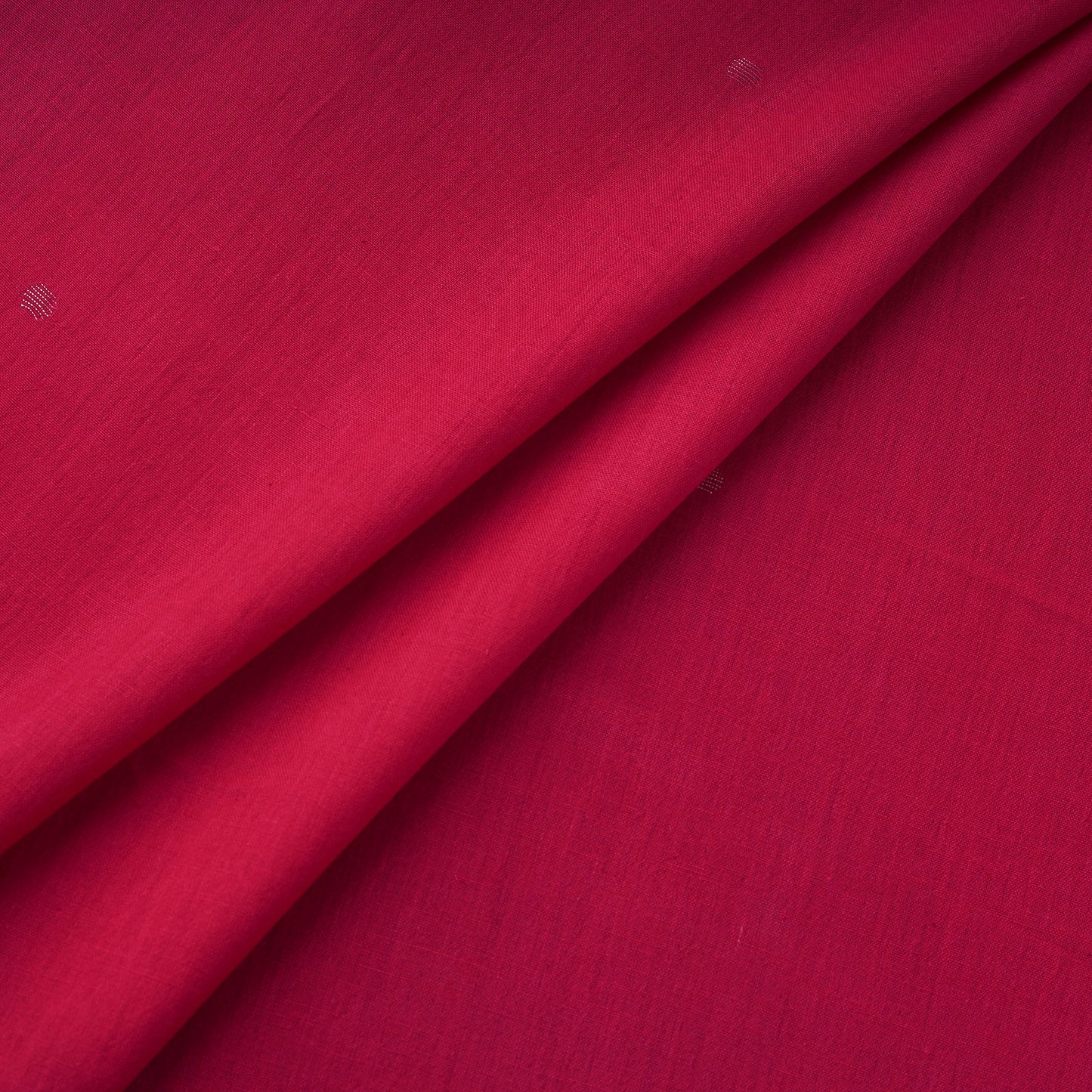 Pink - Phulia Jamdani Pure Handloom Cotton Fabric (Count 92/40) 05