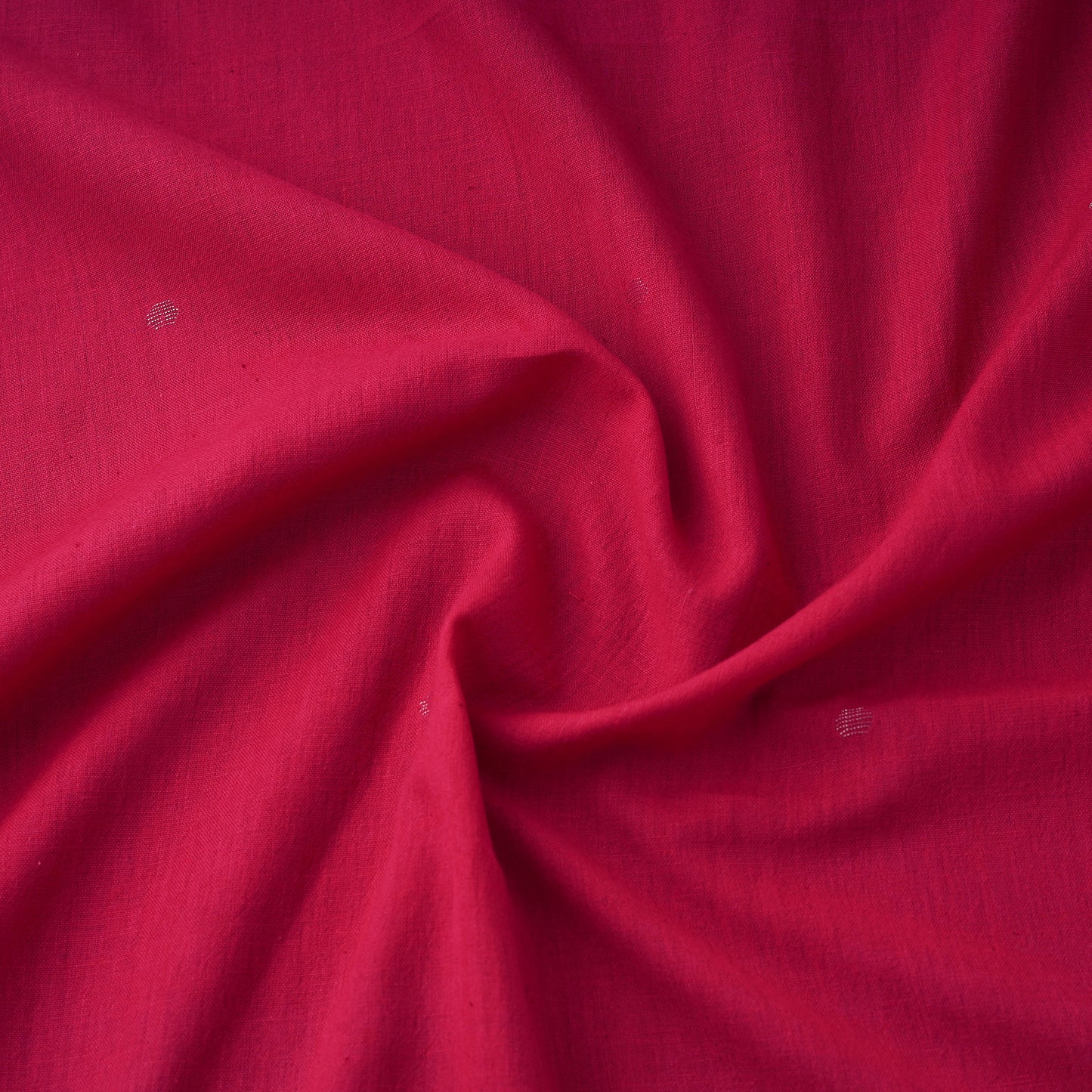 Pink - Phulia Jamdani Pure Handloom Cotton Fabric (Count 92/40) 05