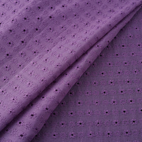Floral Embroidered Cotton Hakoba Fabric 11