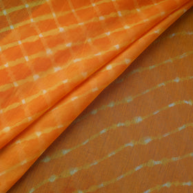 Yellow - Leheriya Tie-Dye Mothra Mul Cotton Fabric 01