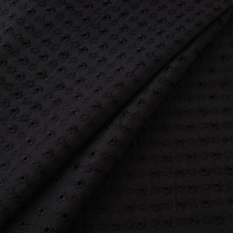 Floral Embroidered Cotton Hakoba Fabric 13