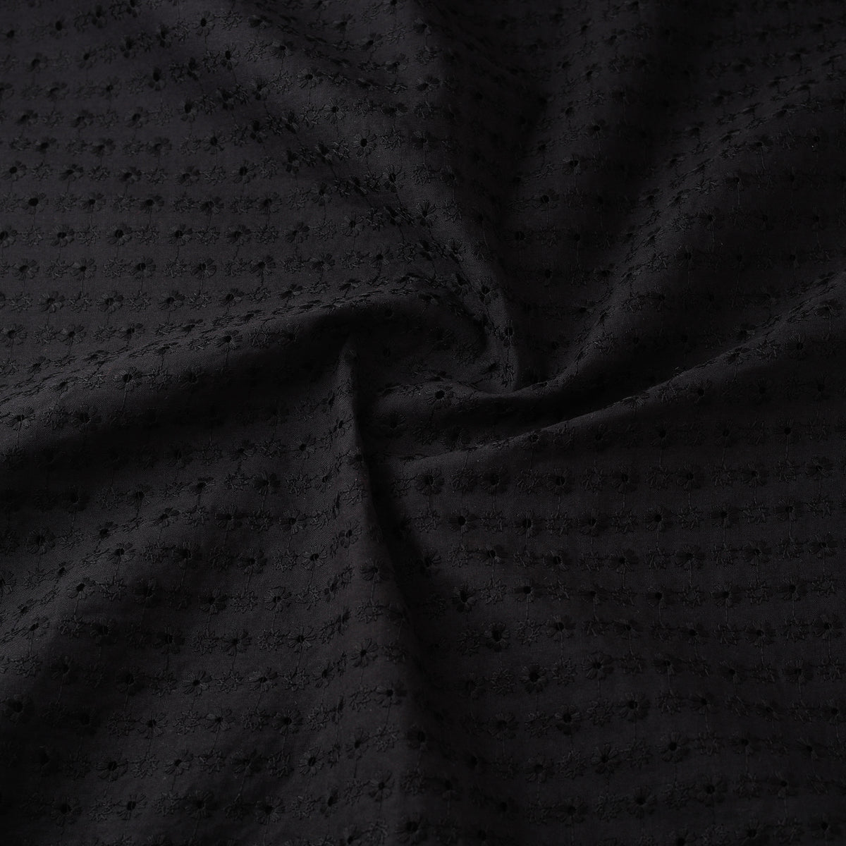 Floral Embroidered Cotton Hakoba Fabric 13