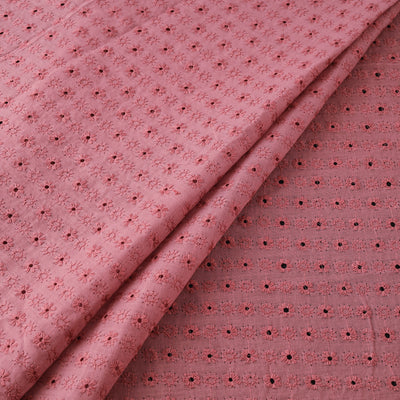 Floral Embroidered Cotton Hakoba Fabric 14