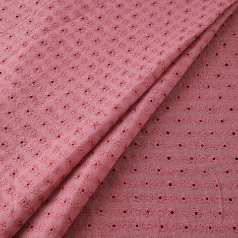 Floral Embroidered Cotton Hakoba Fabric 14