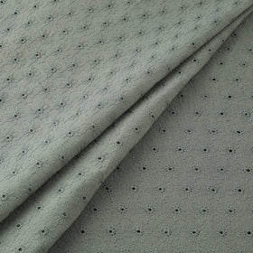 Floral Embroidered Cotton Hakoba Fabric 15