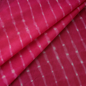 Pink - Leheriya Tie-Dye Mothra Mul Cotton Fabric 03