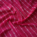 Pink - Leheriya Tie-Dye Mothra Mul Cotton Fabric 03