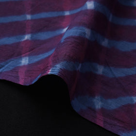 Purple - Leheriya Tie-Dye Mothra Mul Cotton Fabric 04