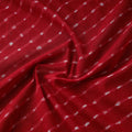 Red - Leheriya Tie-Dye Mothra Cotton Fabric 05