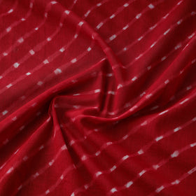 Red - Leheriya Tie-Dye Mothra Cotton Fabric 05