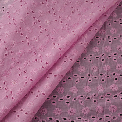 Floral Embroidered Cotton Hakoba Fabric 20